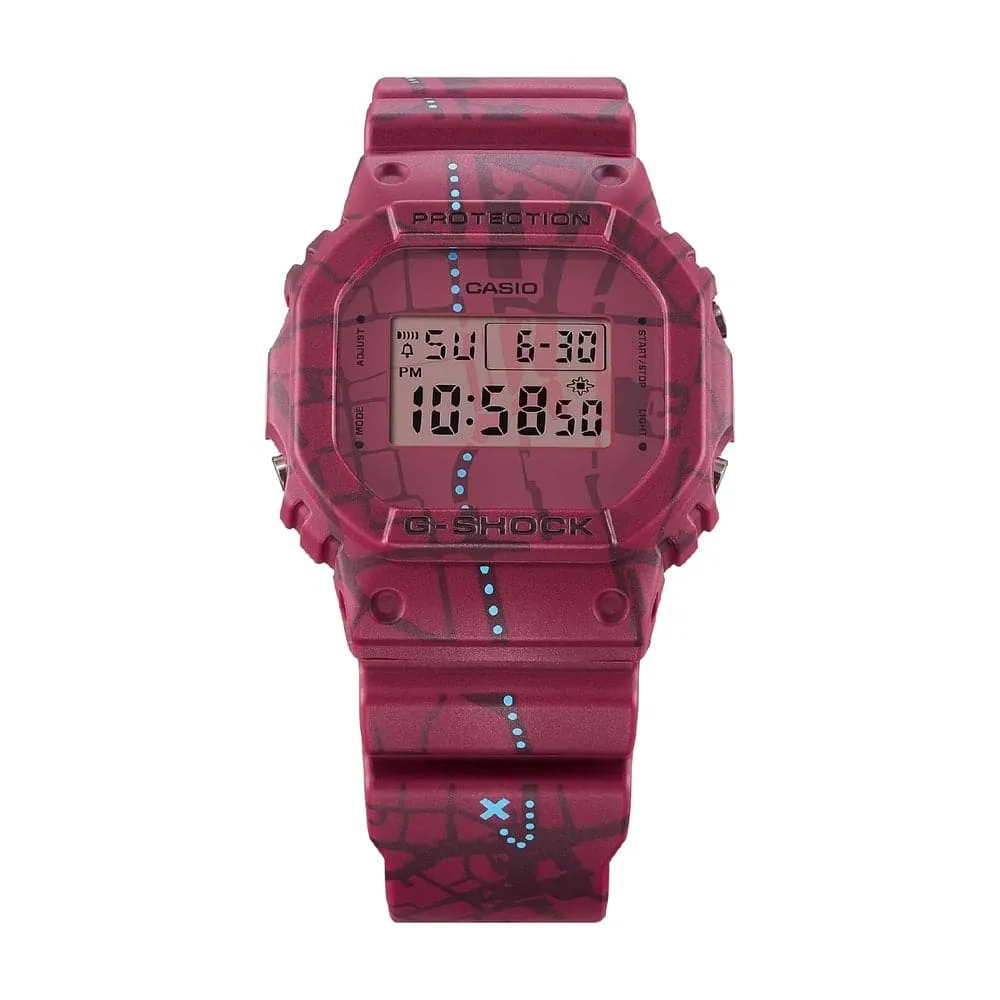 Casio G-Shock Treasure Hunt Shibuya Digital Red Watch DW-5600SBY-4DR