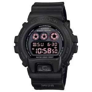 Casio Men's Alarm Watch - G-Shock Classic Dive Digital Black Dial | DW6900MS-1