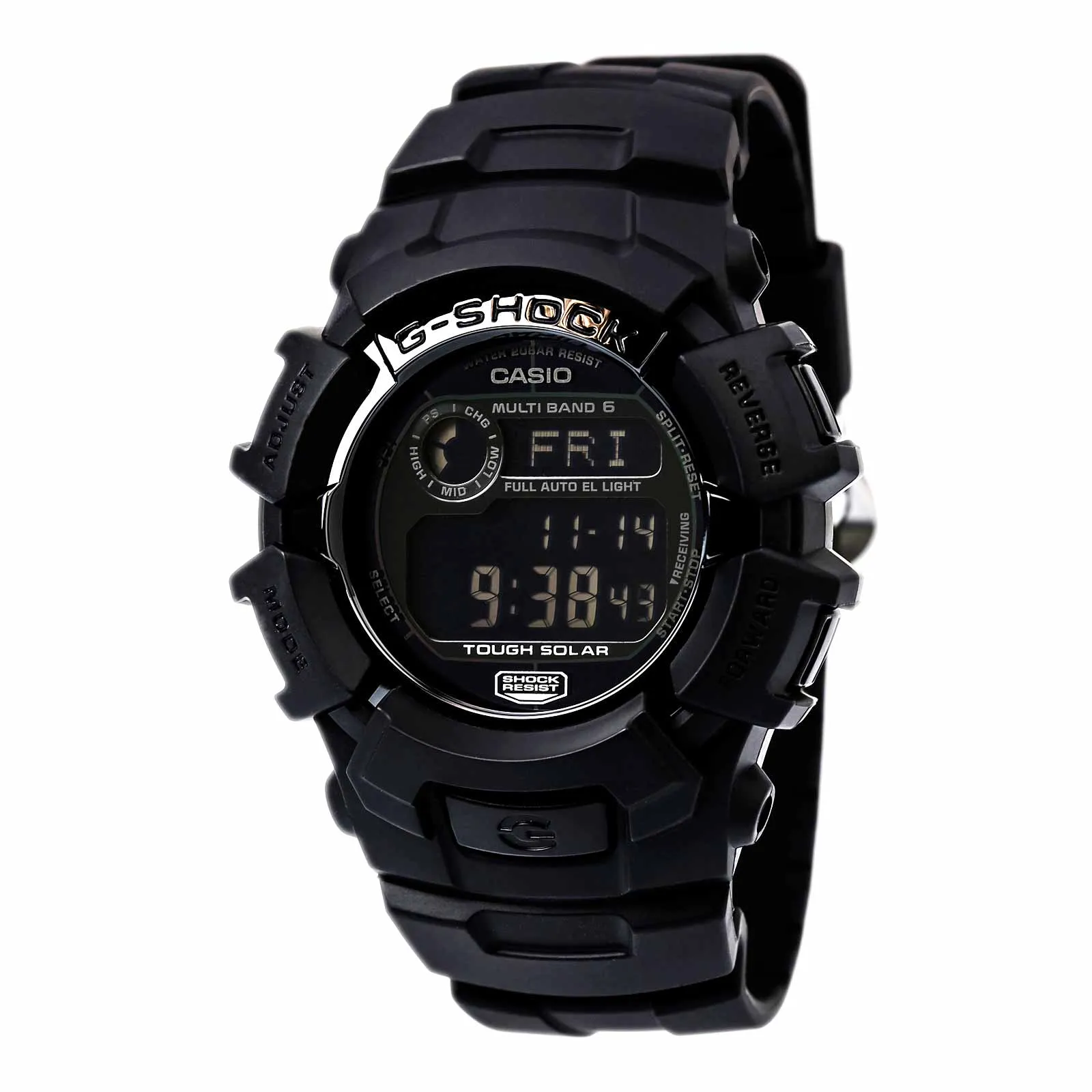 Casio Men's Digital Watch - G-Shock Atomic Timekeeping Dive Black Dial | GW2310FB-1