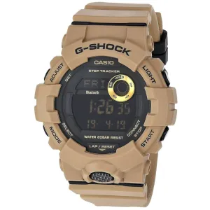 Casio Men's Digital Watch - G-Shock G-Squad 800 Series Brown Resin Strap | GBD800UC-5