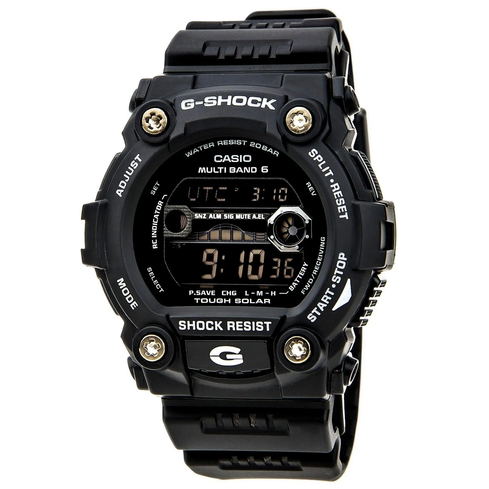 Casio Men's Digital Watch - G-Shock Solar G-Rescue Series Atomic Dive | GW7900B-1