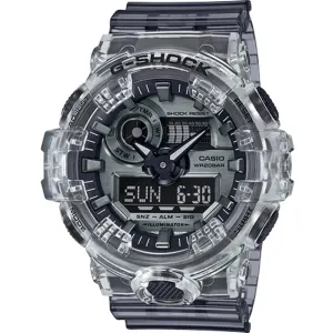 Casio Men's Dive Watch - G-Shock Grey Transparent Strap Shock Resistant | GA700SK-1A