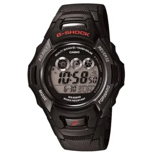 Casio Men's Watch - G-Shock Black and Grey Digital Dial Resin Strap Alarm | GWM530A-1