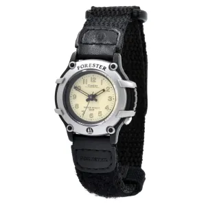 Casio Silver Resin Case Black Band Watch | FTL-500V-1BVLCF