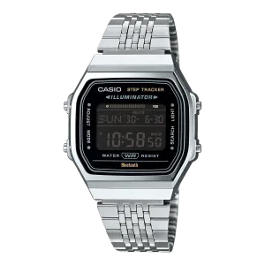 Casio Vintage Silver Stainless Steel Watch ABL100WE-1B