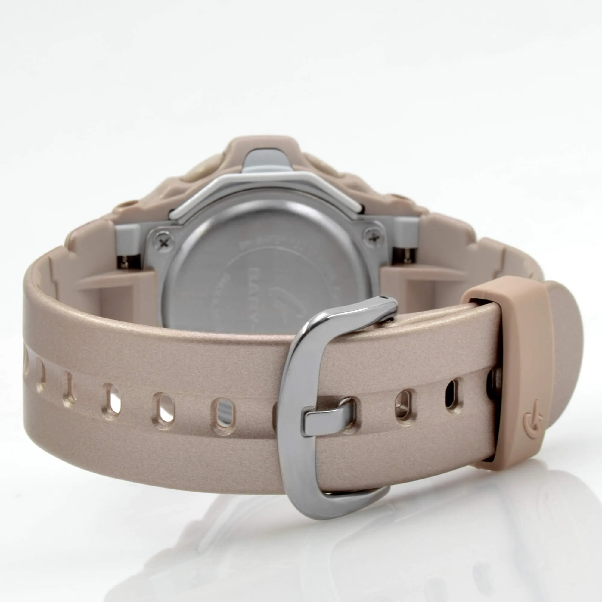 Casio Women's Alarm Quartz Baby-G Grey Dial Pink Resin Strap Digital Watch | BG169G-4