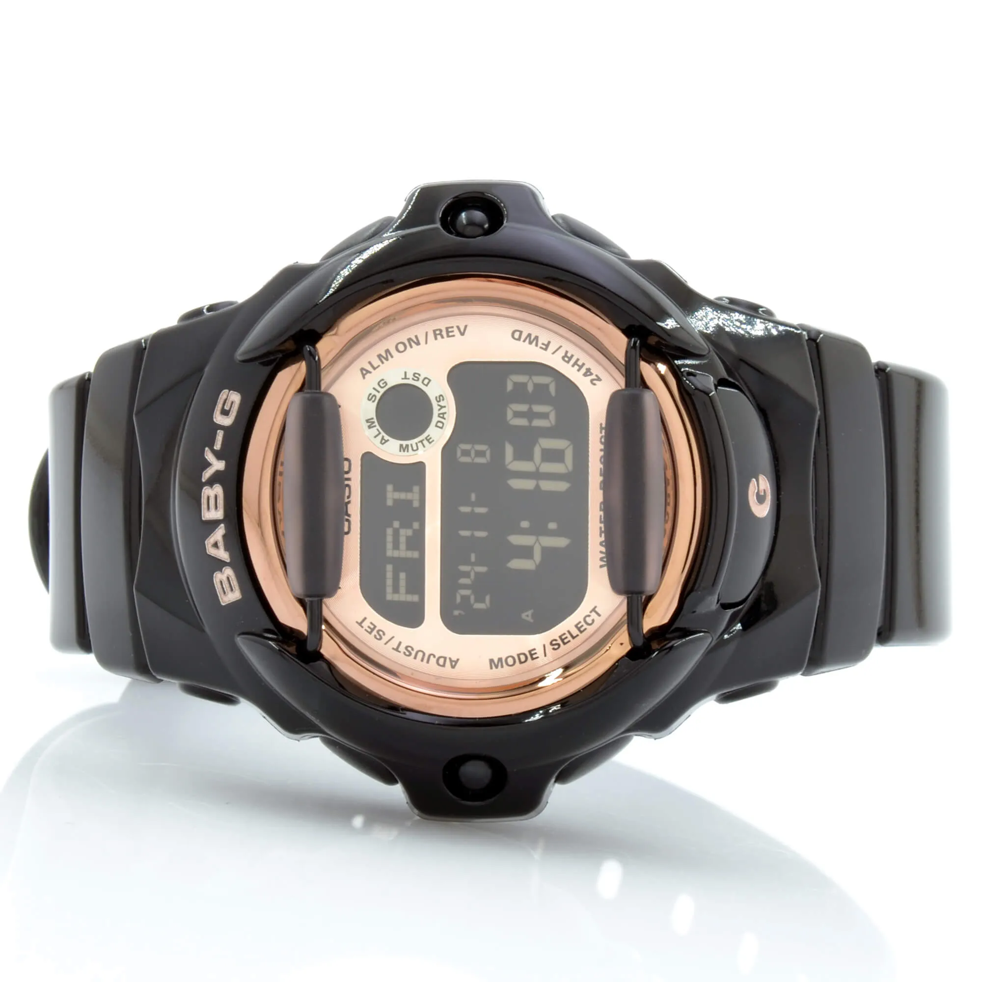 Casio Women's Alarm Watch - Baby-G Quartz Resin Strap Digital Dial | BG169G-1