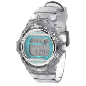 Casio Women's Digital Alarm Watch - Baby-G Quartz Teal & Grey Dial | BG169R-8B
