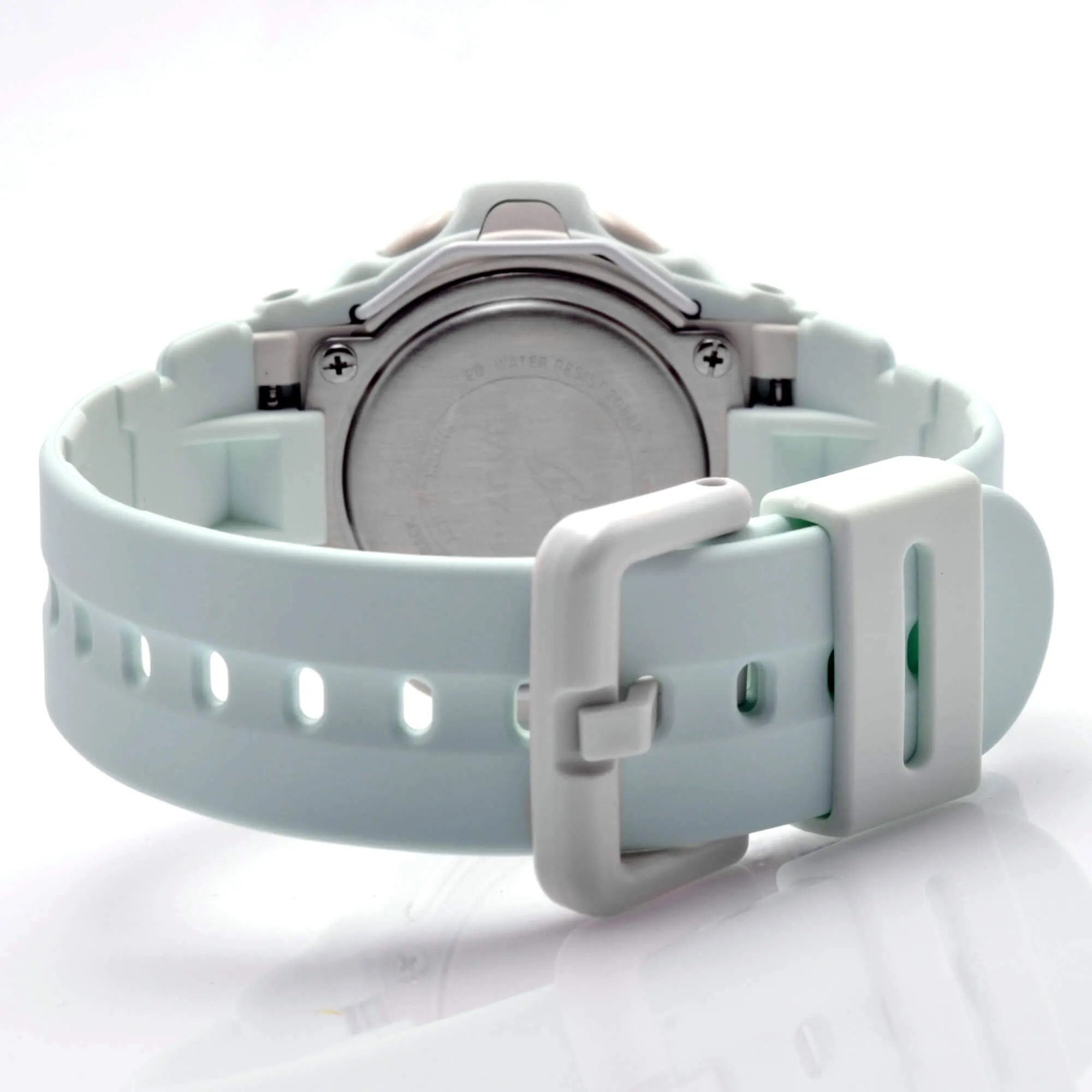 Casio Women's Digital Watch - Baby-G Digital Dial Light Green Strap Dive | BG169R-3