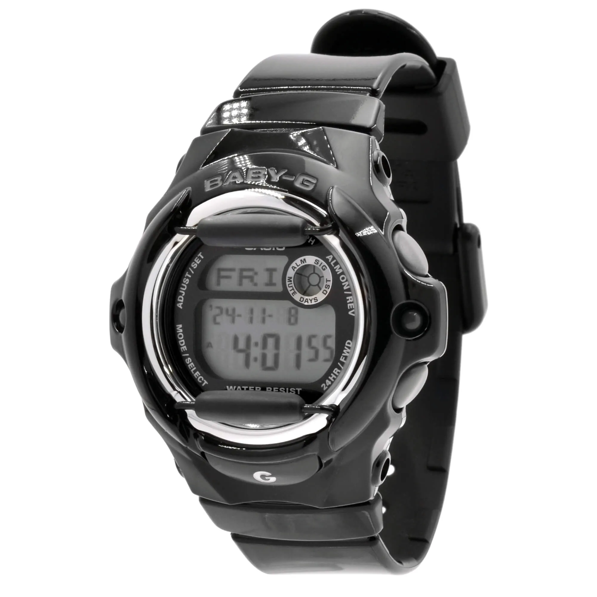 Casio Women's Dive Watch - Baby-G Grey Digital Dial Resin Strap | BG169R-1