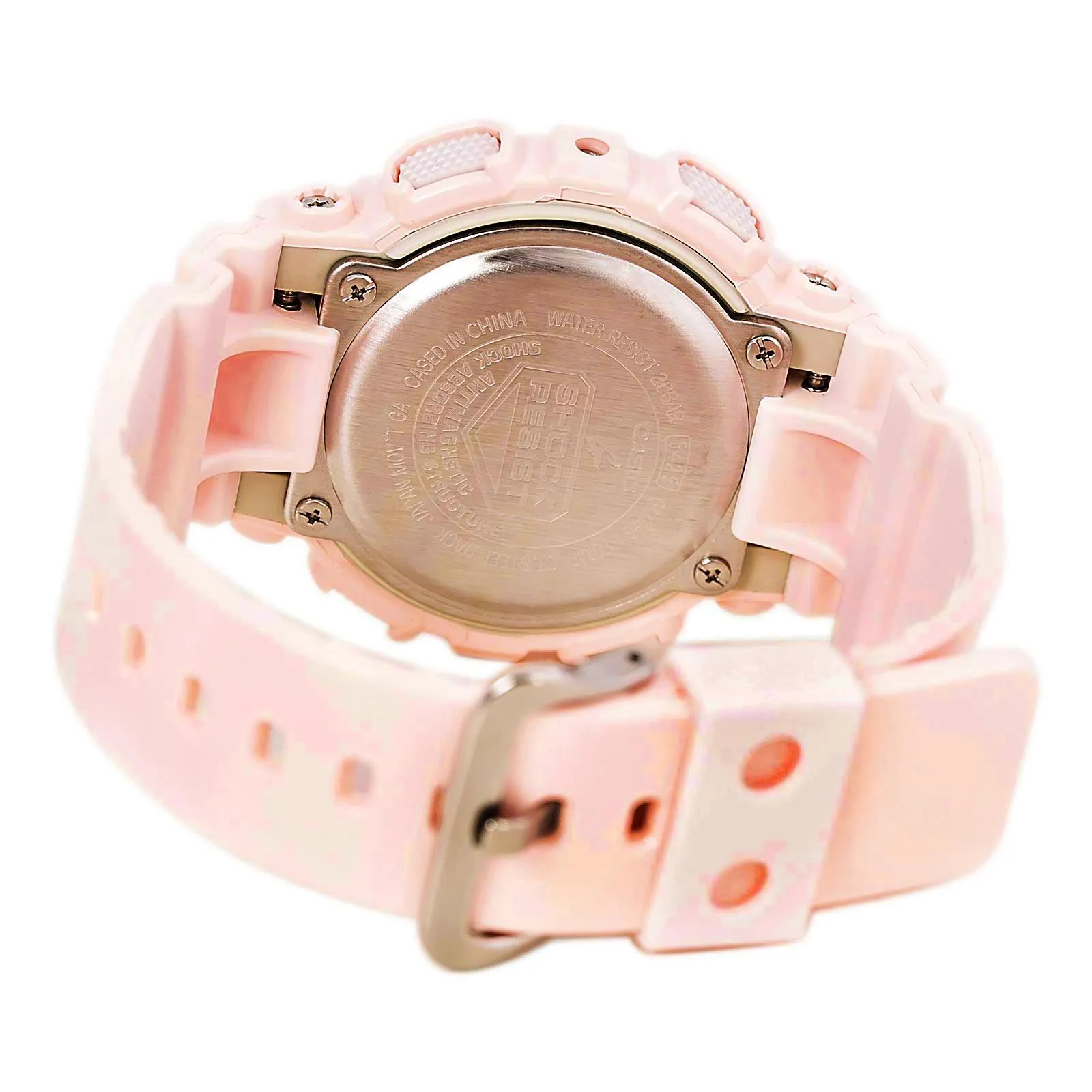 Casio Women's G-Shock Ana-Digi Pink Dial Watch | GMAS110MP-4A1