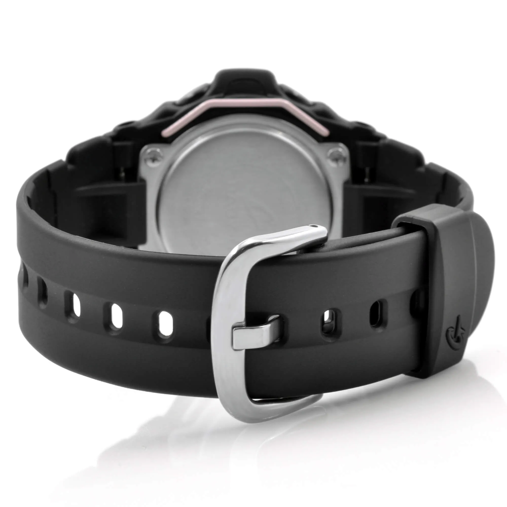 Casio Women's Quartz Watch - Baby-G Alarm Pink Digital Dial Black Strap | BG169M-1