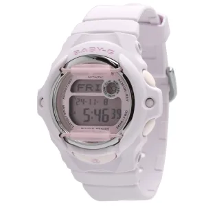 Casio Women's Watch - Baby-G Digital Dial Light Pink Resin Strap | BG169M-4