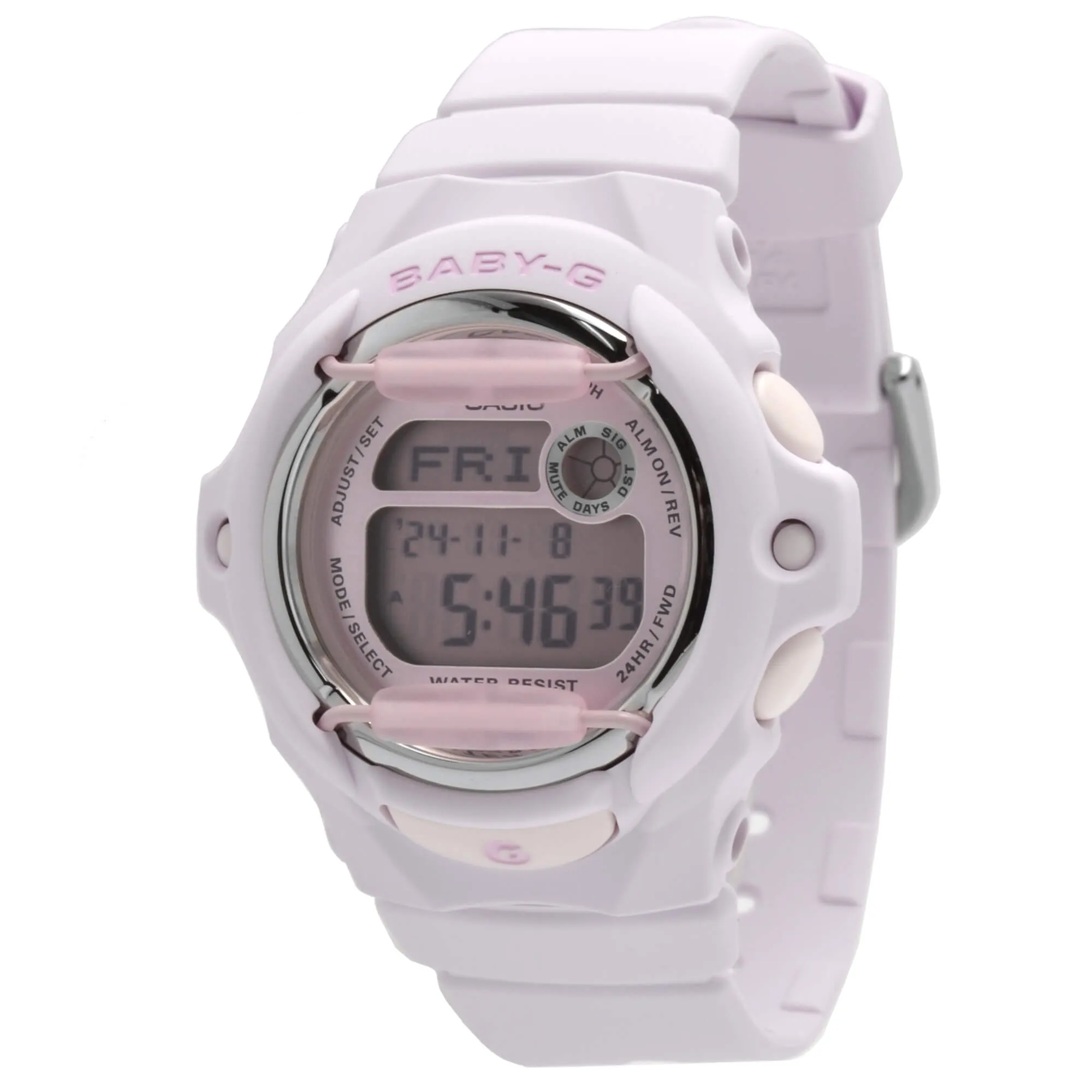 Casio Women's Watch - Baby-G Digital Dial Light Pink Resin Strap | BG169M-4