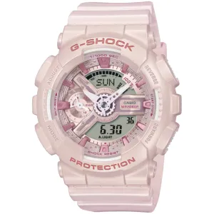 Casio Women's Watch - G-Shock Analog-Digital Dial Light Pink Strap | GMAS110ST-4A