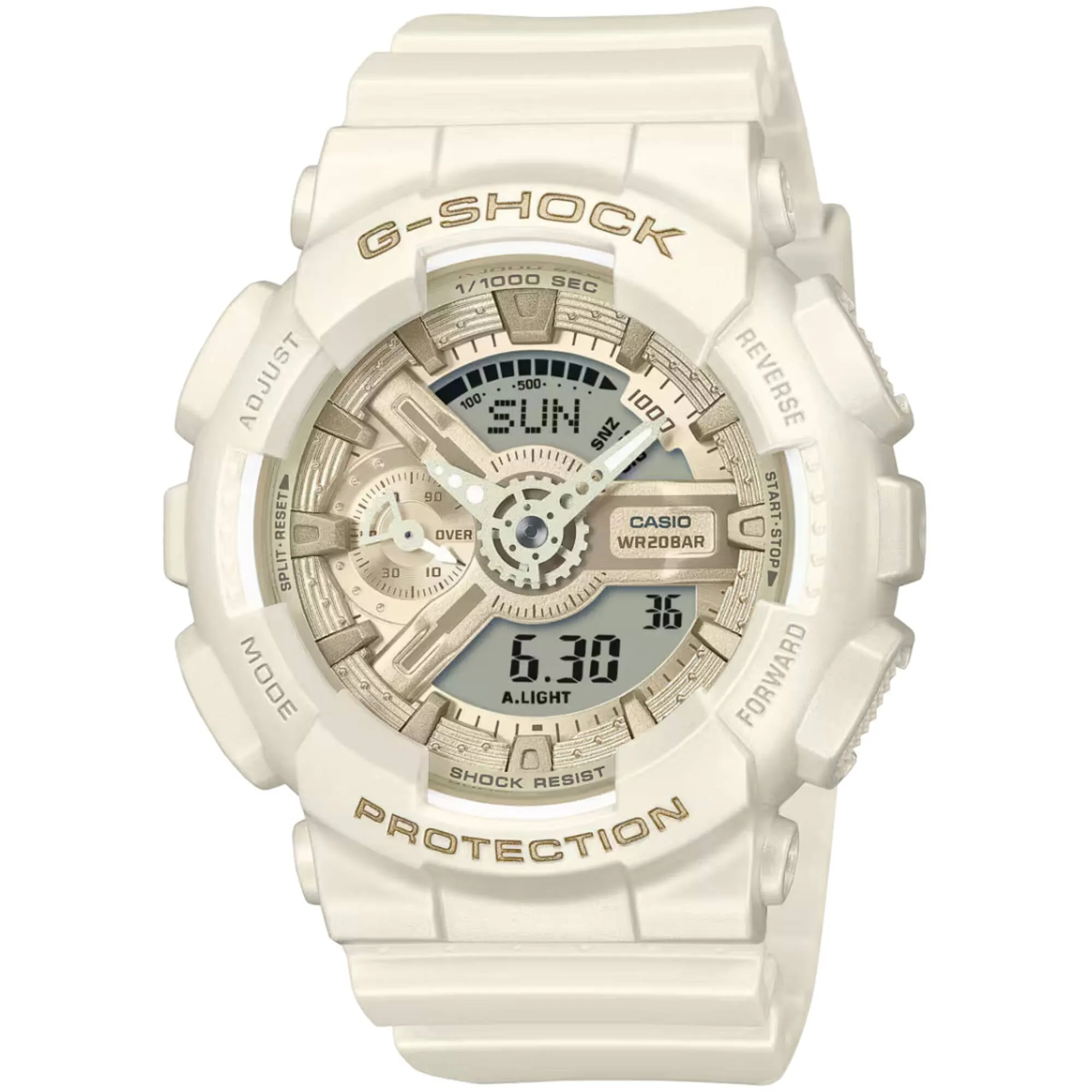 Casio Women's Watch - G-Shock Analog-Digital Dial Pearl Strap | GMAS110ST-7A