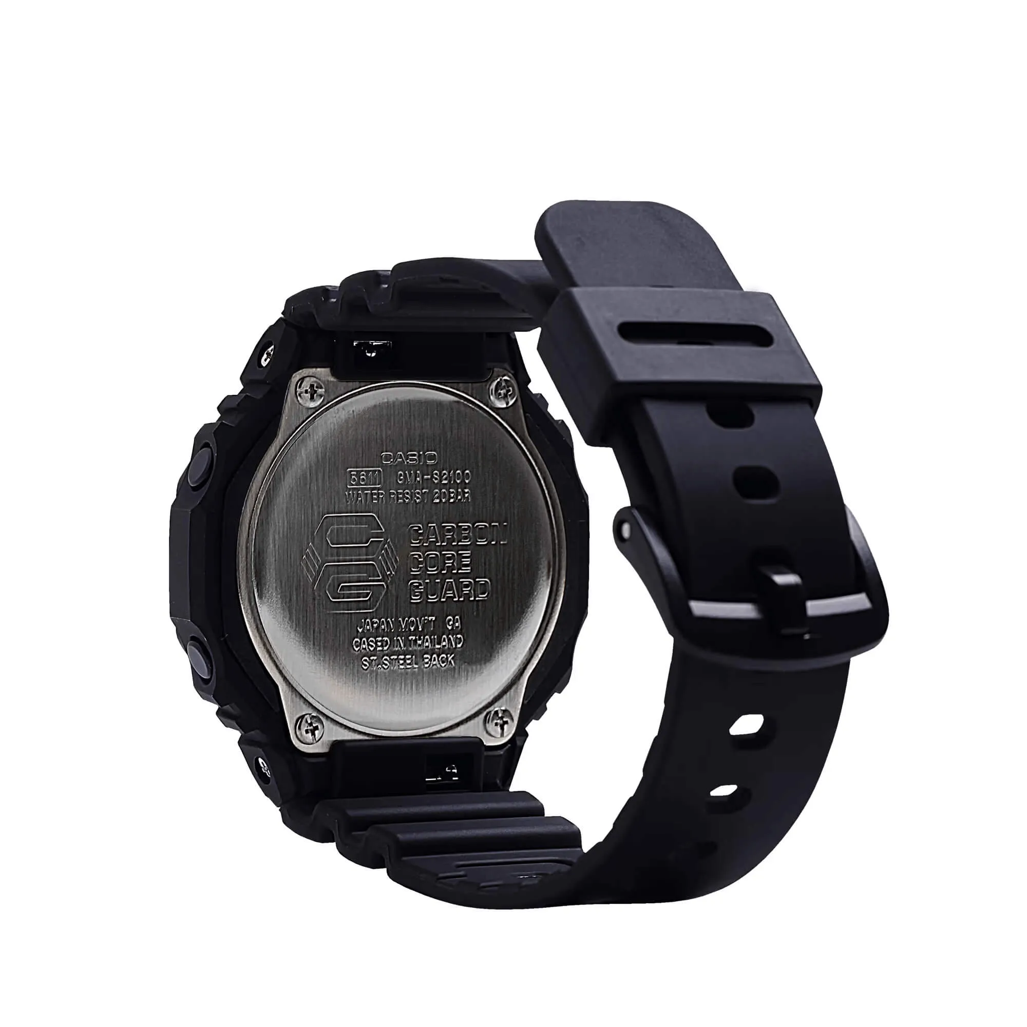 Casio Women's Watch - G-Shock Black Analog-Digital Dial Resin Strap | GMAS2100-1A