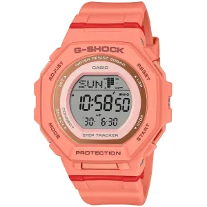 Casio Women's Watch G-Shock Coral Orange Resin Strap Digital GMD-B300SC-4CR