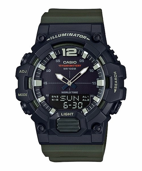 Casio Analog-Digital Resin Band Watch HDC700-3A