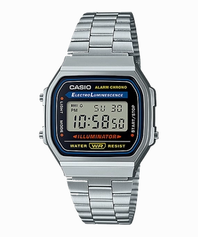 Casio Classic Digital Stainless Steel Watch A168WA-1