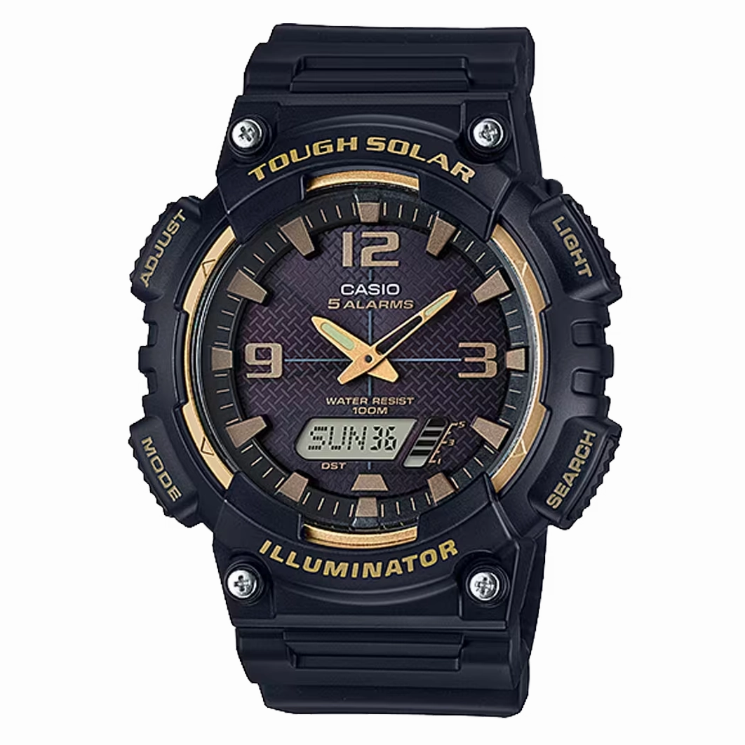 Casio Digital Black Resin Band Watch AQS810W-1A3