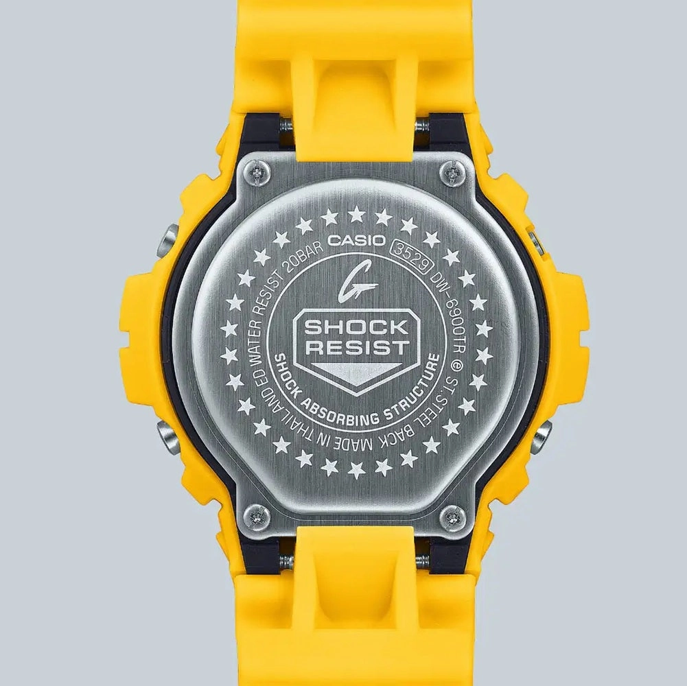 Casio G Shock 30th Anniversary Edition Digital Watch Yellow DW-6900TR-9ER