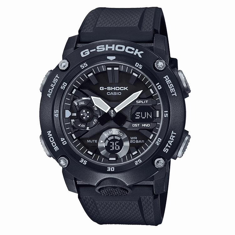 Casio G-Shock Carbon Guard Men's Watch GA-2000S-1AER