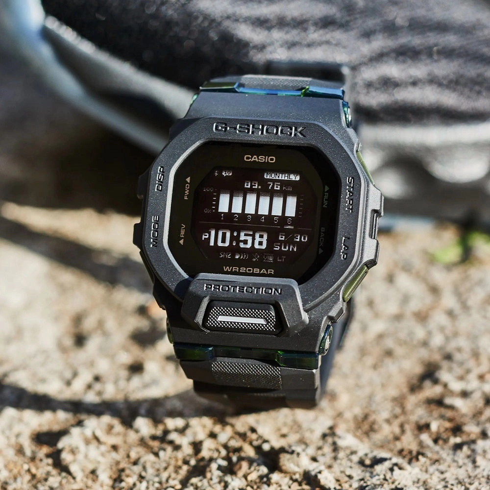 Casio G-Shock Digital Bluetooth Mens Watch GBD-200-1ER