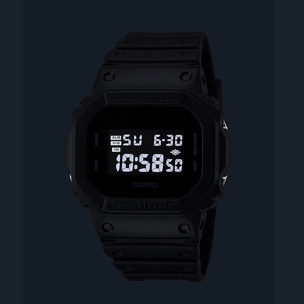 Casio G Shock Solid Colours Black Watch DW-5600UBB-1ER
