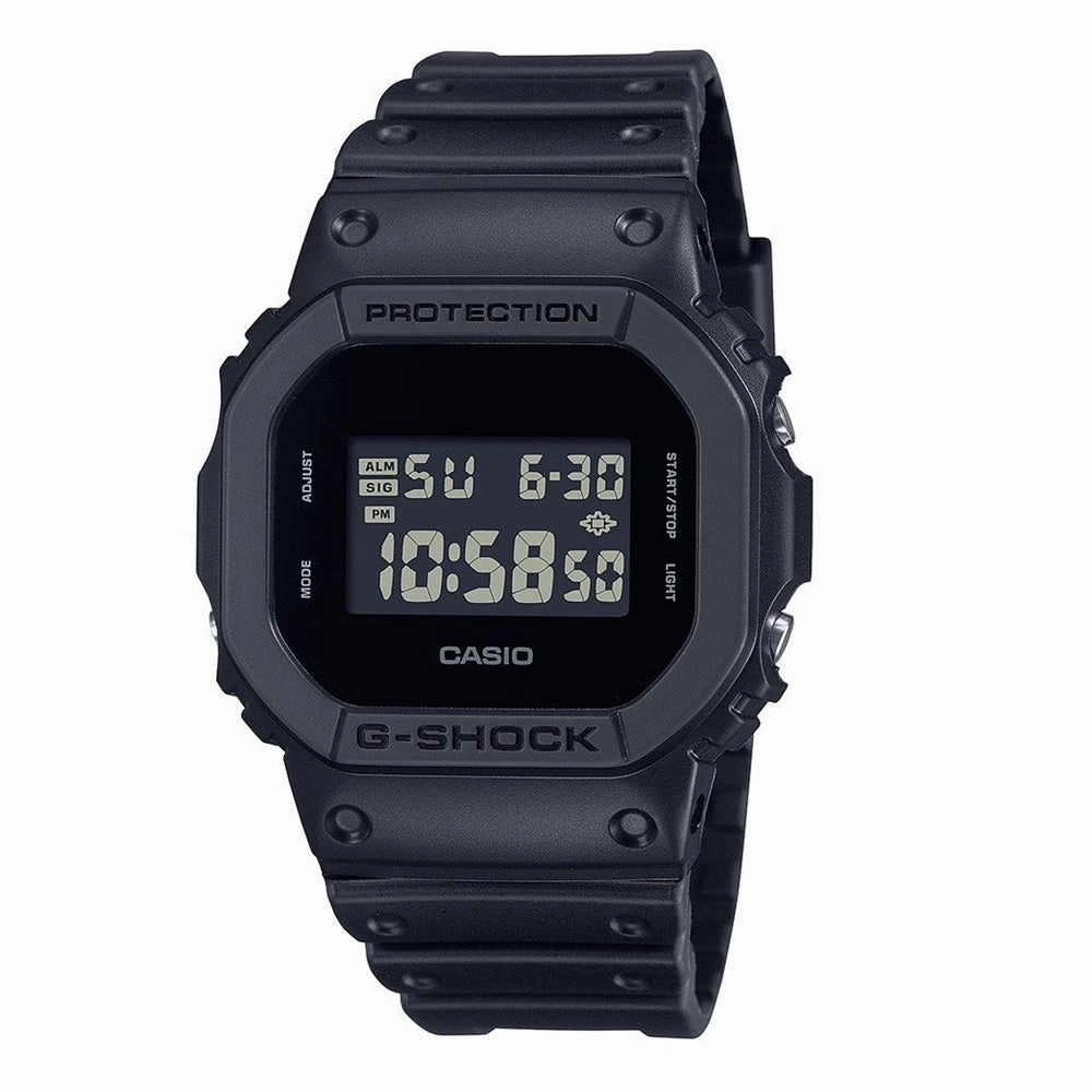 Casio G Shock Solid Colours Black Watch DW-5600UBB-1ER