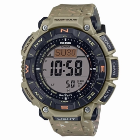 Casio PRO TREK Eco-Friendly Edition with Dual-Layer Display and Recycled Resin Strap PRG340SC-5D