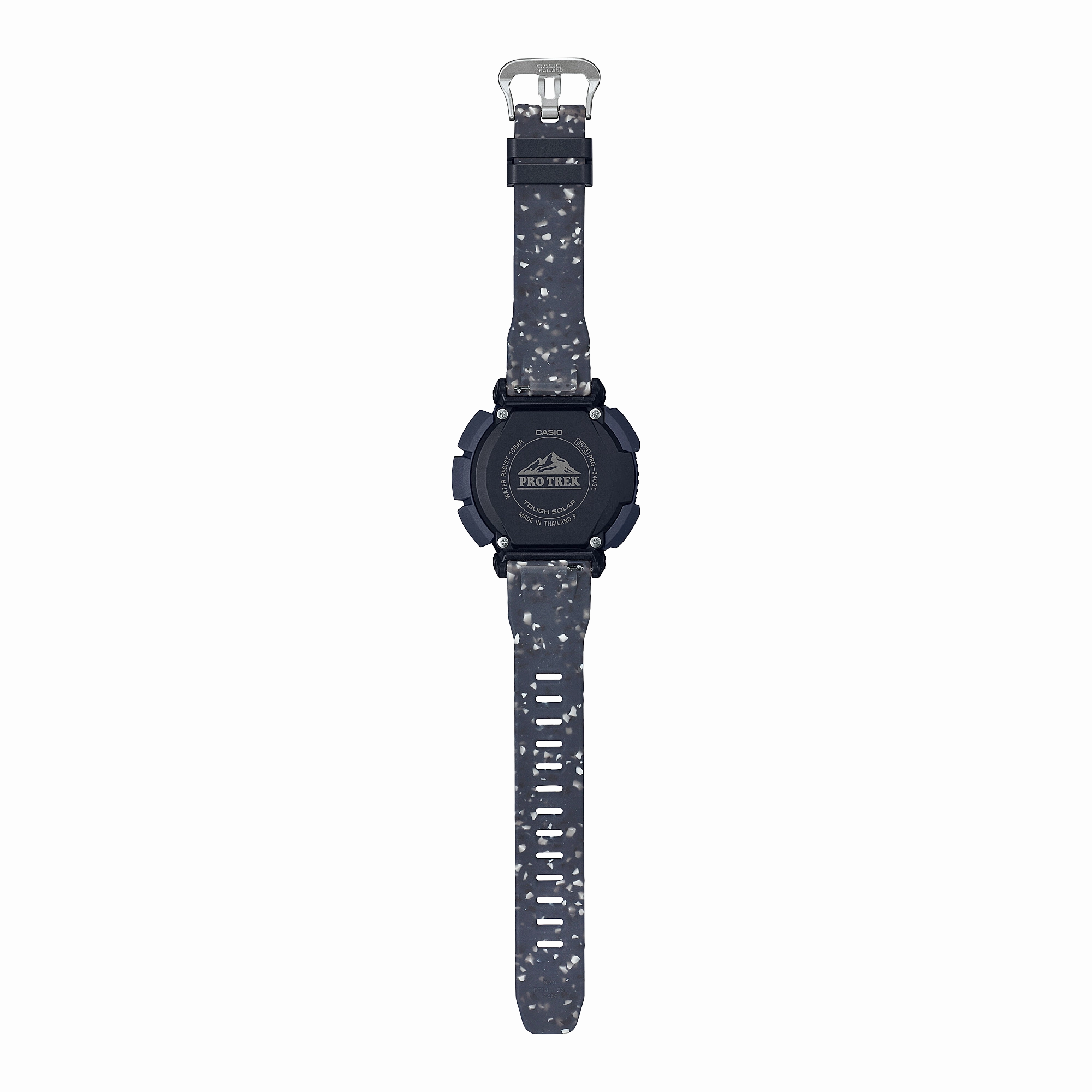 Casio PRO TREK Explorer Edition with Dual-Layer LCD and Reused Resin Band PRG340SC-2D