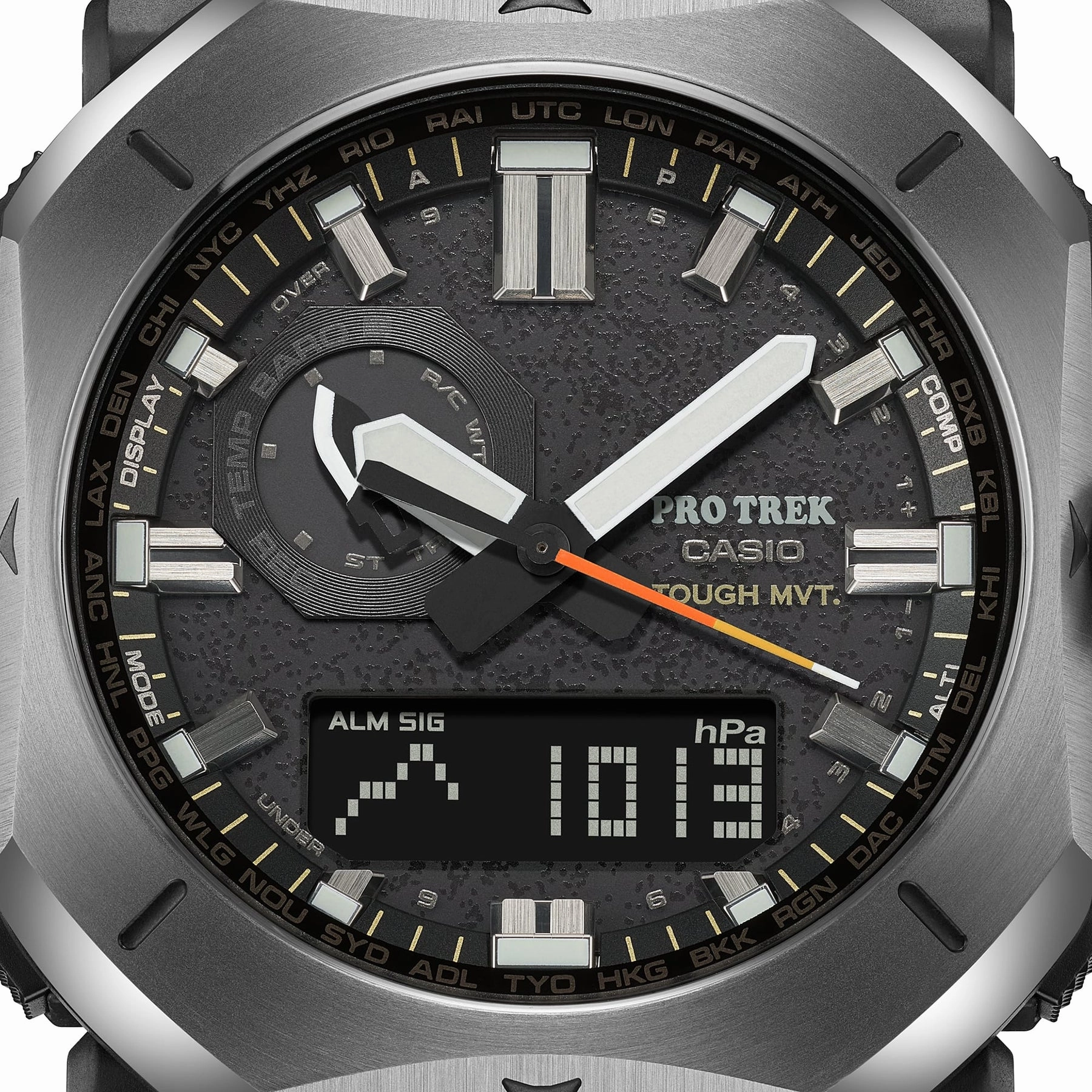 Casio Protrek Duo Black Resin Band Watch PRW6900Y-1D