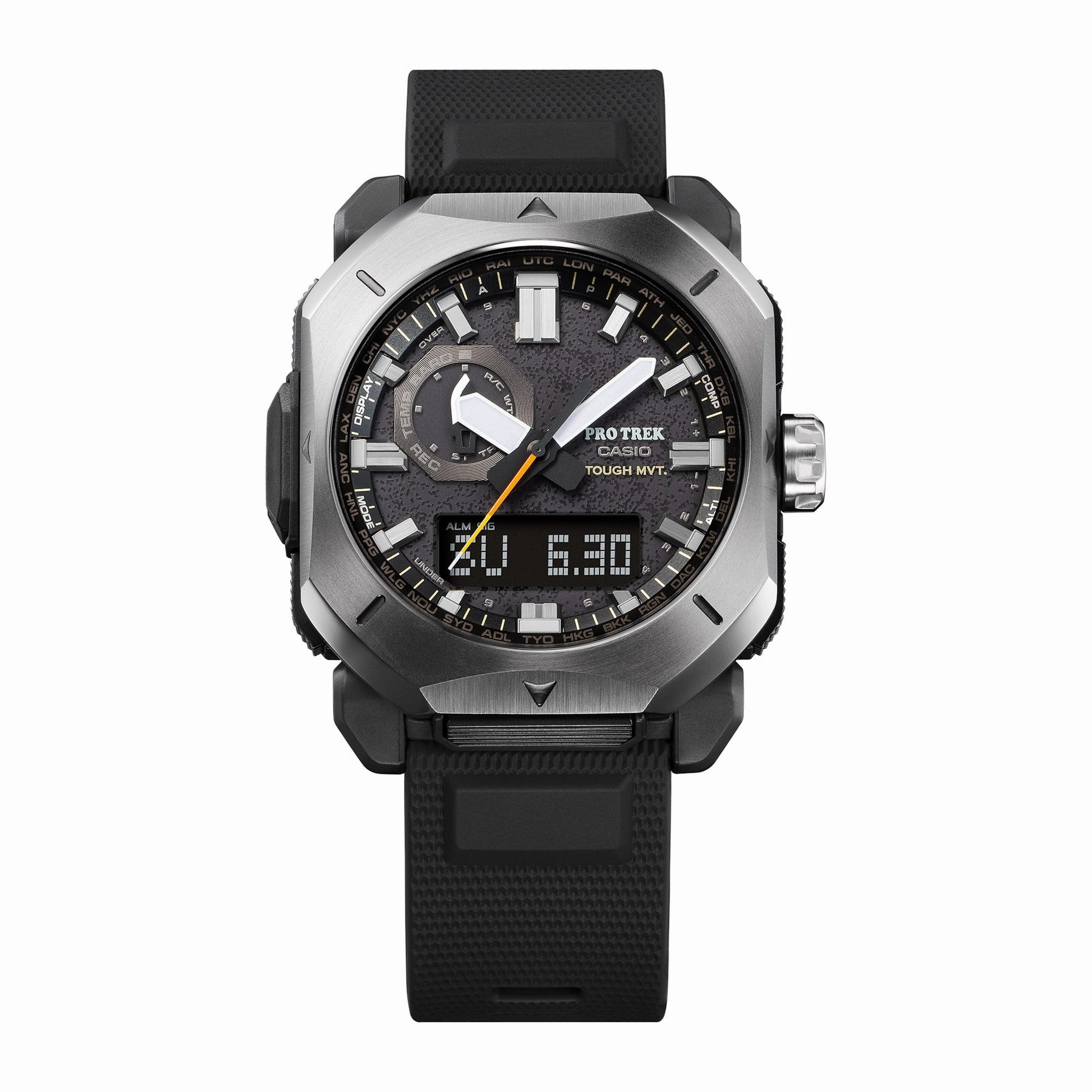 Casio Protrek Duo Black Resin Band Watch PRW6900Y-1D