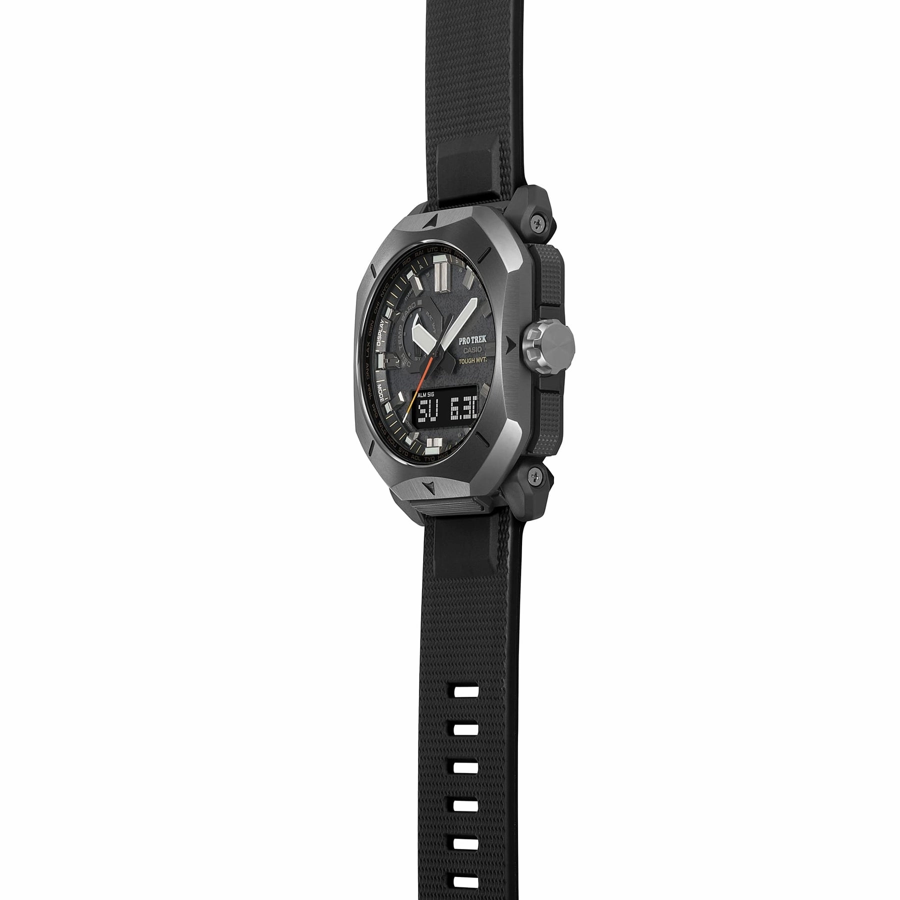 Casio Protrek Duo Black Resin Band Watch PRW6900Y-1D