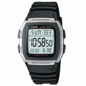 Casio Sports Leisure Alarm Chronograph Mens Watch W-96H-1AVES