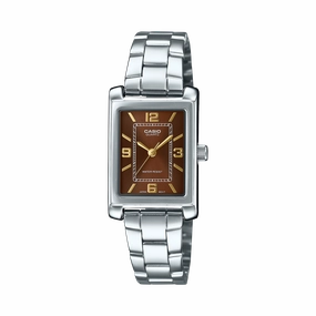Casio Standard Ana Tunneau Stainless Steel Watch LTP1234DD-5A