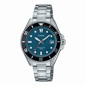 Casio Standard Analogue Diver Stainless Steel Watch MDV10D-2A1