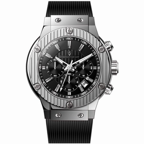 Christian Van Sant Men's Watch - Monarchy Quartz Black Dial Rubber Strap | CV8140