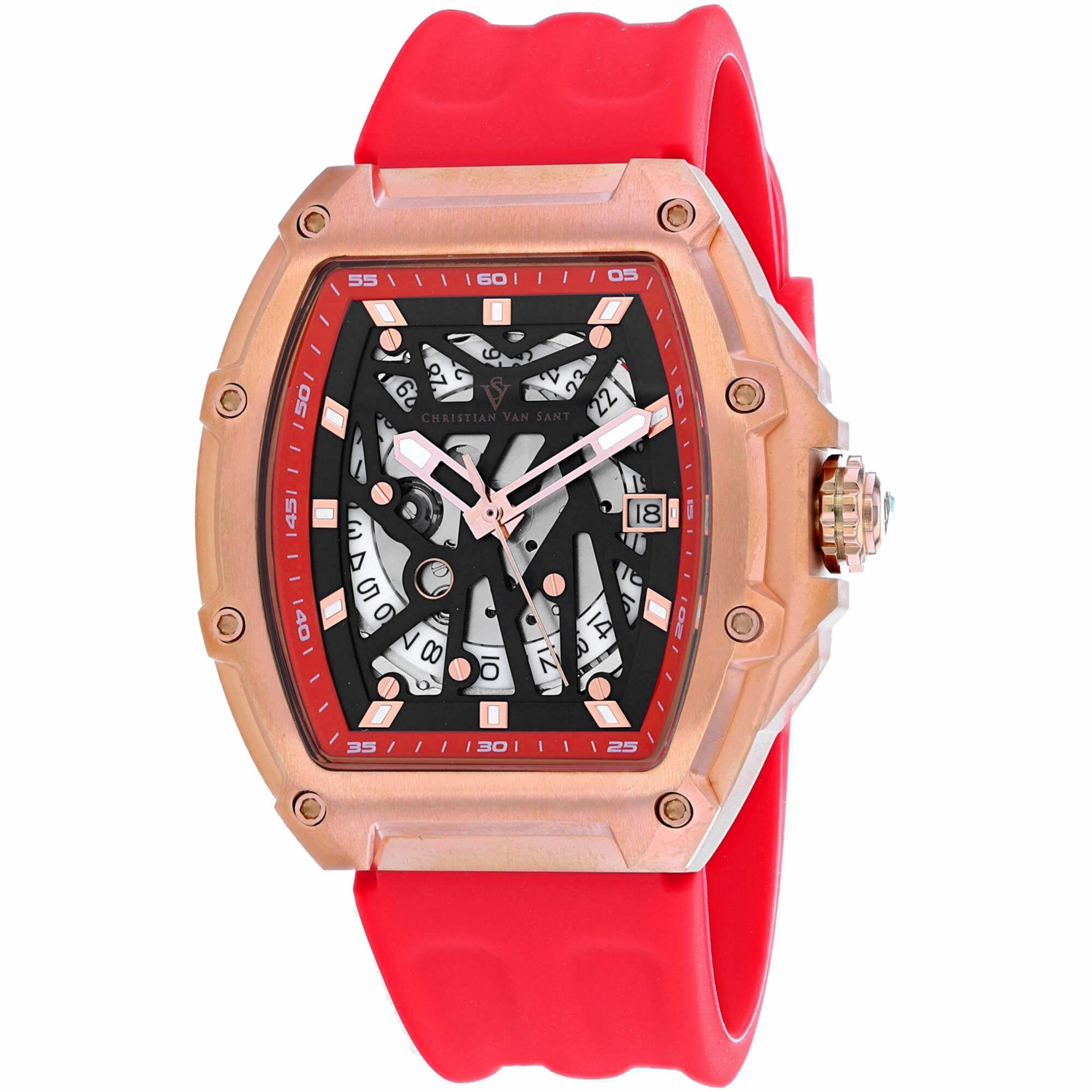 Christian Van Sant Men's Watch - Odyssey Automatic Black Skeleton Dial | CV6194