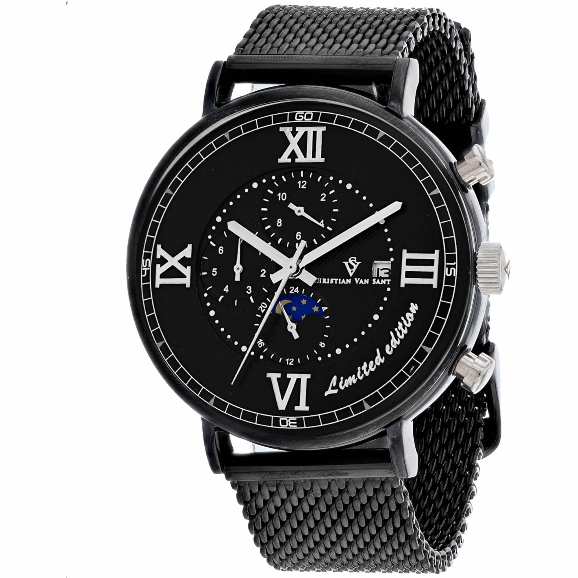 Christian Van Sant Men's Watch - Somptueuse LTD Automatic Black Bracelet | CV1159