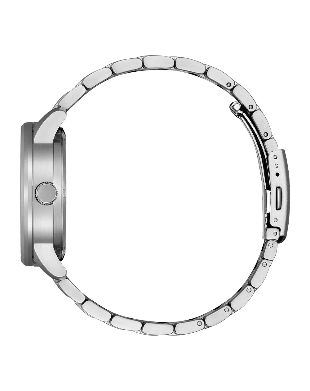 Citizen Automatic Silver Stainless Steel Black Dial Watch NJ0191-83E