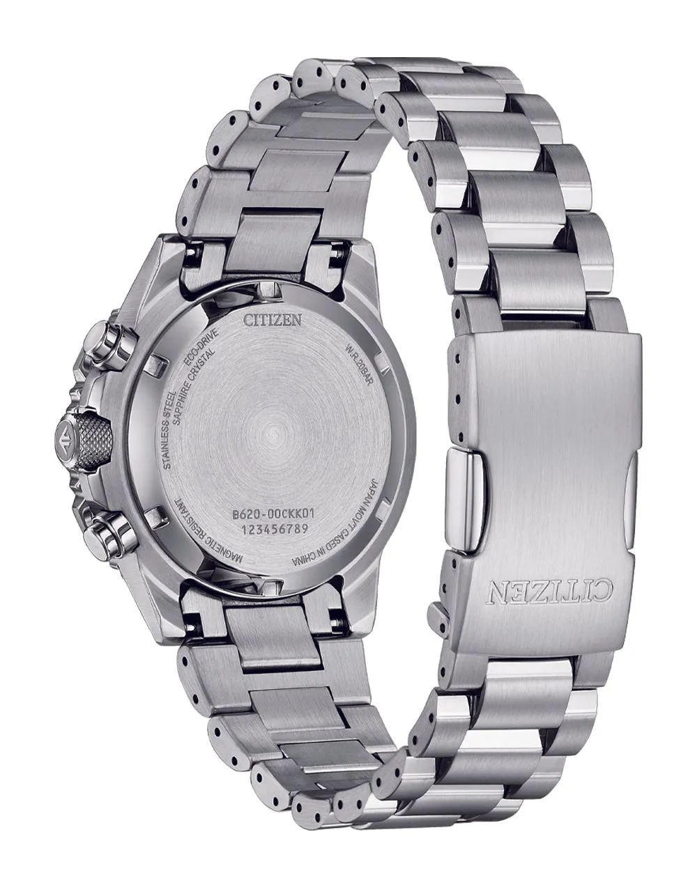 Citizen Eco-Drive Promaster Navihawk Silver Dial Stainless Steel Watch CA4660-61A