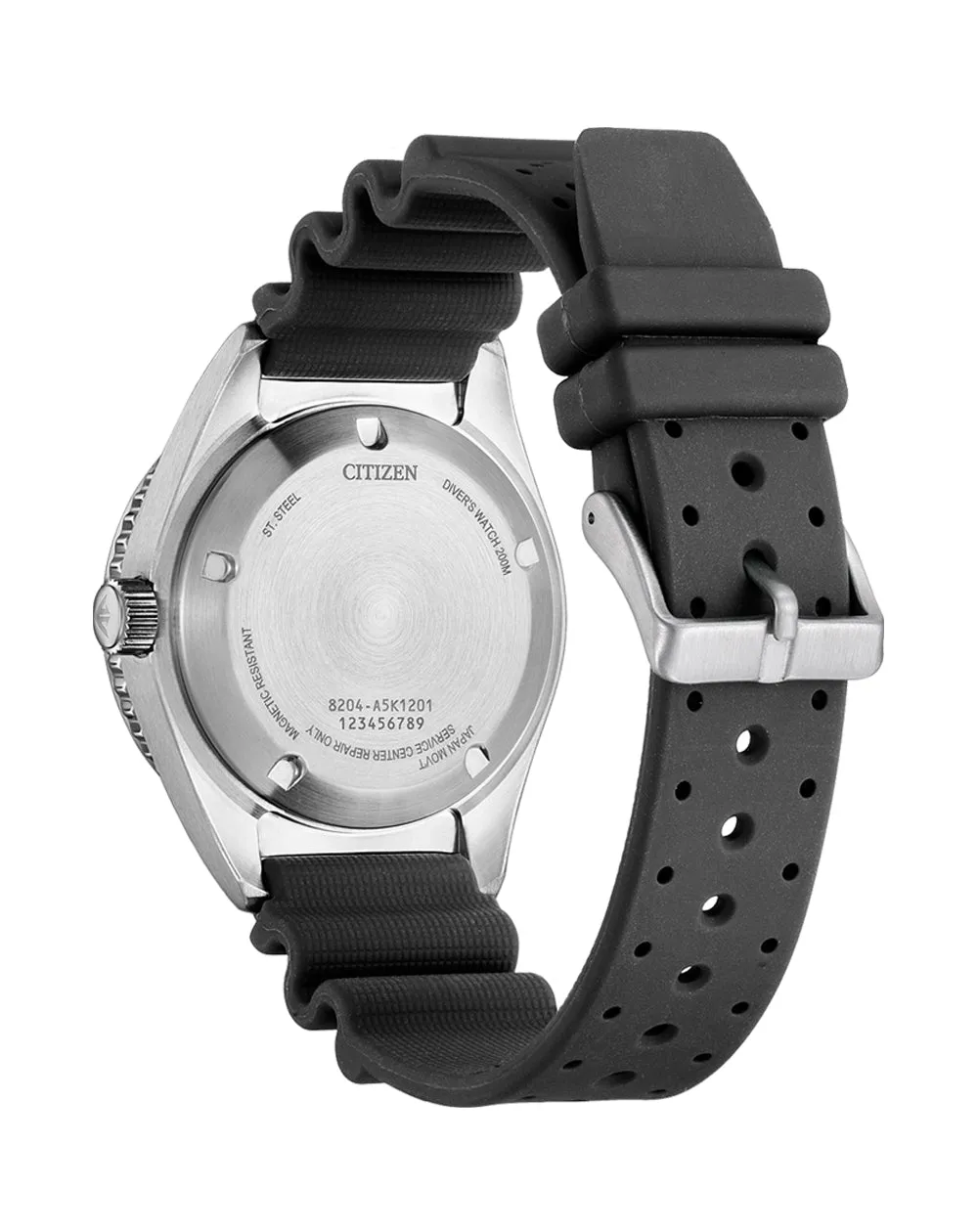 Citizen Promaster Automatic Polyurethane Strap Orange Dial Watch NY0120- 01Z