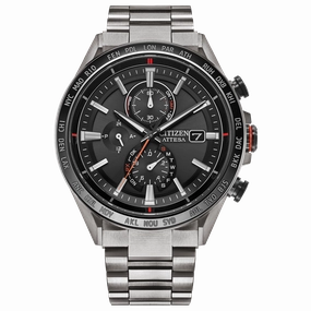 Citizen Attesa Radio Controlled Eco-Drive Titanium Watch AT8189-61E