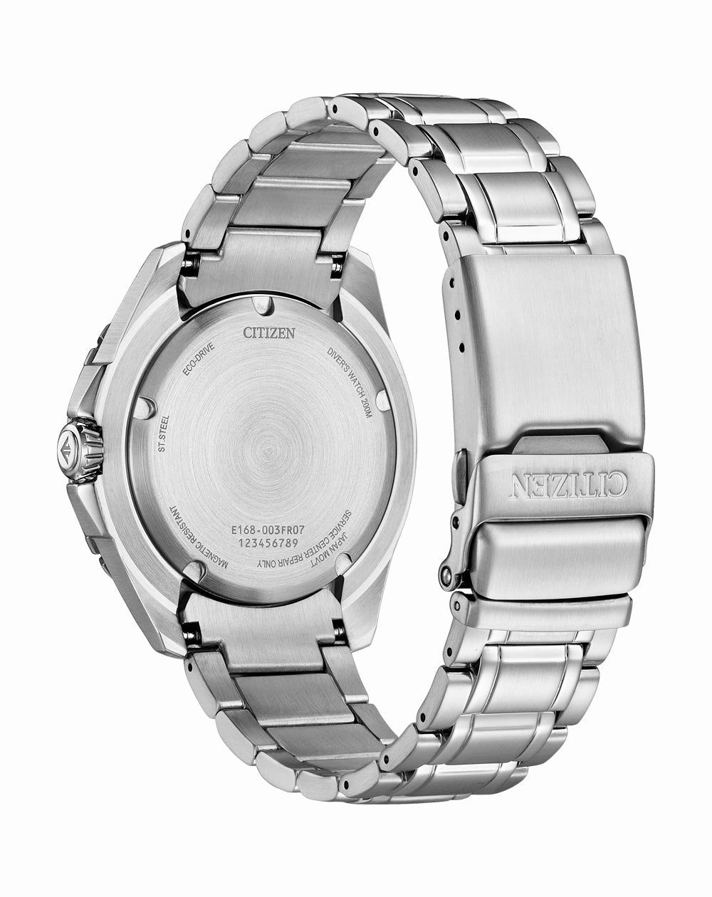 Citizen Eco-Dive Green Dial Stainless Steel Watch BN0199-53X