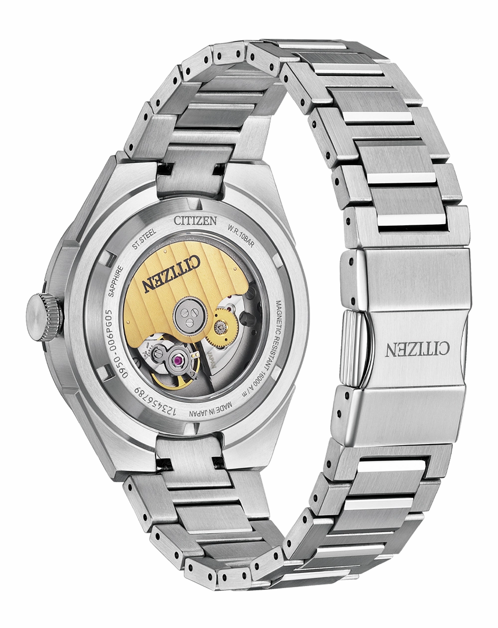 Citizen Series 8 Automatic Stainless Steel Black Watch NA1036- 56E
