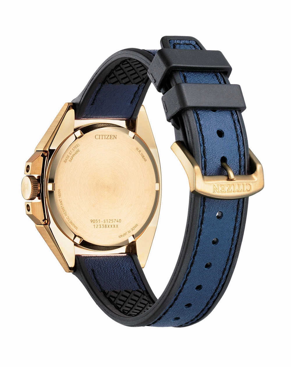 Citizen Series 8 Blue Dial Leather Band Automatic Watch NB6012-18L