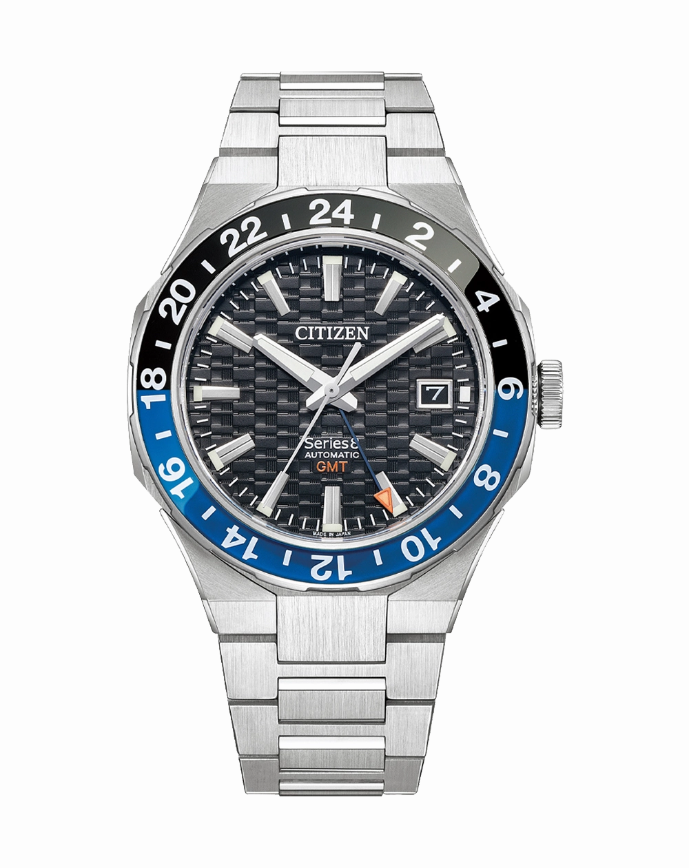 Citizen Series 8 Timepiece with GMT Functionality and Batman Bezel NB6031-56E