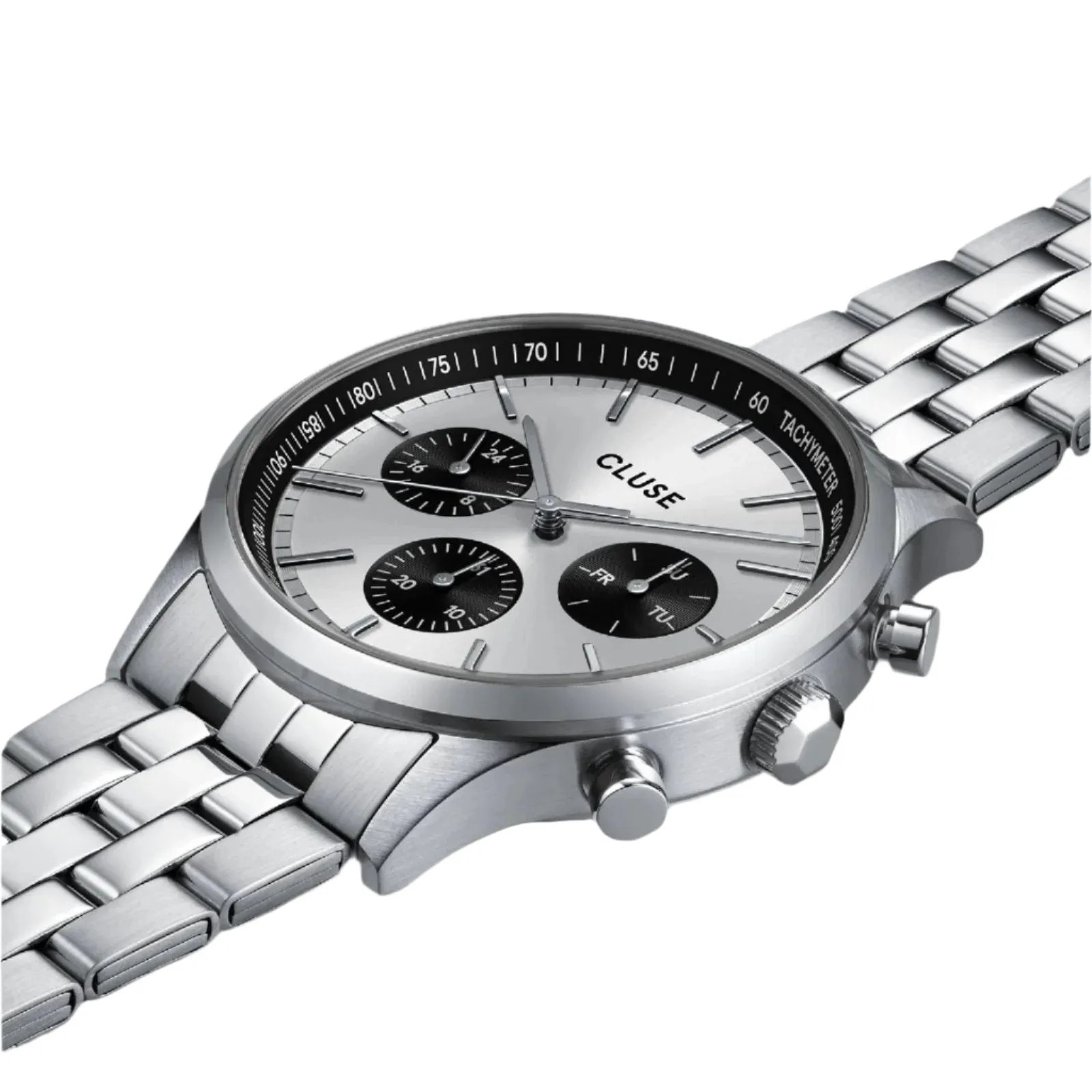 CLUSE Antheor Multifunction Silver Dial Stainless Steel Watch CW21007